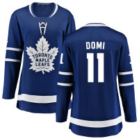 Toronto Maple Leafs #11 Max Domi Women's Home Breakaway Blue Jersey