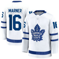 Youth Toronto Maple Leafs #16 Mitch Marner Away Premium White Jersey