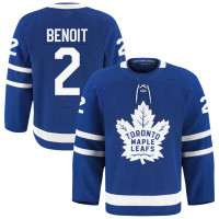 Youth Toronto Maple Leafs #2 Simon Benoit Home Breakaway Blue Jersey