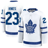 Youth Toronto Maple Leafs #23 Matthew Knies Away Premium White Jersey