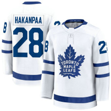 Toronto Maple Leafs #28 Jani Hakanpaa Away Premium White Jersey