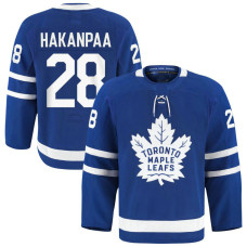 Toronto Maple Leafs #28 Jani Hakanpaa Home Authentic Pro Blue Jersey