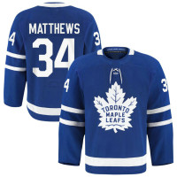 Toronto Maple Leafs #34 Auston Matthews Home Breakaway Blue Jersey