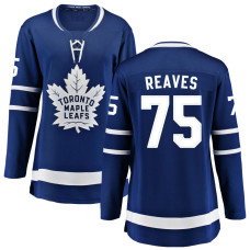 Toronto Maple Leafs #75 Ryan Reaves Women's Home Breakaway Blue Jersey