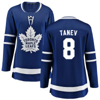 Toronto Maple Leafs #8 Chris Tanev Women's Home Breakaway Blue Jersey