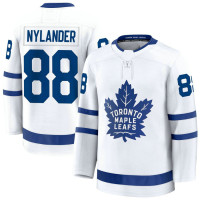 Youth Toronto Maple Leafs #88 William Nylander Away Premium White Jersey