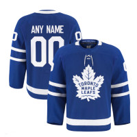 Toronto Maple Leafs Customized Home Authentic Pro Blue Jersey