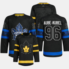Toronto Maple Leafs Nicolas Aube-Kubel #96 Alternate Black 2022 Jersey Drew house Toronto Maple Leafs Nicolas Aube-Kubel #96 Alternate Black 2022 Jersey Drew house