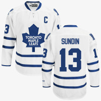 Mats Sundin Toronto Maple Leafs White Away Captain jersey