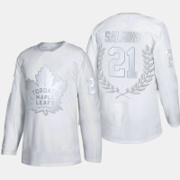 Toronto Maple Leafs Borje Salming #21 Retired Number White Award Jersey