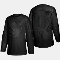 Toronto Maple Leafs George Armstrong #10 Hall of Famers Black Award Jersey