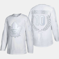 Toronto Maple Leafs George Armstrong #10 Hall of Famers White Award Jersey
