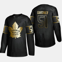 Toronto Maple Leafs Jake Gardiner #51 Authentic 2019 Golden Edition Black Player Jersey - Men's