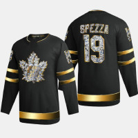 Jason Spezza Toronto Maple Leafs 2022 Stanley Cup Playoffs Black Diamond Edition Jersey Authentic