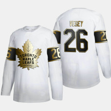Men's Toronto Maple Leafs Jimmy Vesey #26 Golden Edition White Authentic Player Jersey