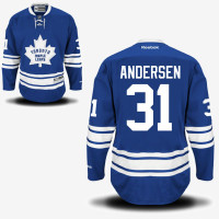 Frederik Andersen Toronto Maple Leafs Royal Blue Alternate Jersey