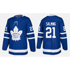 Toronto Maple Leafs #21 Retired Borje Salming Home Royal Jersey