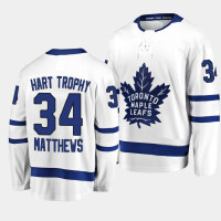 Auston Matthews Toronto Maple Leafs Hart Trophy White #34 Jersey Awards Edition