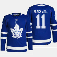Colin Blackwell #11 Toronto Maple Leafs Blue Jersey 2022 Home Primegreen Authentic Pro