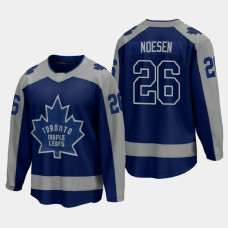 Men's Toronto Maple Leafs Stefan Noesen #26 Reverse Retro Blue Jersey Men's Toronto Maple Leafs Stefan Noesen #26 Reverse Retro Blue Jersey