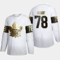 Men's Toronto Maple Leafs T. J. Brodie #78 Golden Edition White Authentic Player Jersey