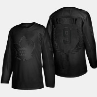 Toronto Maple Leafs Ted Kennedy #9 Hart Memorial Trophy Black Award Jersey