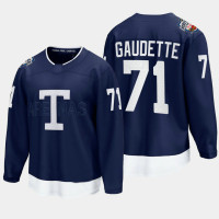 Adam Gaudette Toronto Maple Leafs 2022 Heritage Classic Breakaway Player Navy Jersey Adam Gaudette Toronto Maple Leafs 2022 Heritage Classic Breakaway Player Navy Jersey