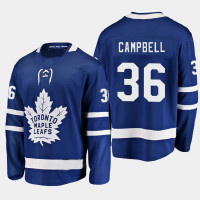 Men's Toronto Maple Leafs Jack Campbell #36 Home 2021 Blue Jersey Men's Toronto Maple Leafs Jack Campbell #36 Home 2021 Blue Jersey