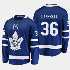 Men's Toronto Maple Leafs Jack Campbell #36 Home 2021 Blue Jersey Men's Toronto Maple Leafs Jack Campbell #36 Home 2021 Blue Jersey