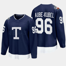Nicolas Aube-Kubel Toronto Maple Leafs 2022 Heritage Classic Breakaway Player Navy Jersey Nicolas Aube-Kubel Toronto Maple Leafs 2022 Heritage Classic Breakaway Player Navy Jersey