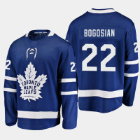 Men's Toronto Maple Leafs Zach Bogosian #22 Home 2020-21 Breakaway Player Blue Jersey