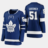 Women's Toronto Maple Leafs #51 Jake Gardiner Home Breakaway Player Blue Jersey