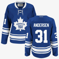 Frederik Andersen Toronto Maple Leafs Royal Blue Home Jersey - Women
