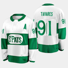 Youth Toronto St. Pats #91 John Tavares Premier White Jersey