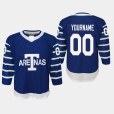 Youth Toronto Arenas Customized #00 Throwback Premier Player Jersey Blue