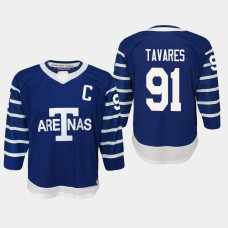 Youth Toronto Arenas John Tavares #91 Throwback Premier Player Jersey Blue