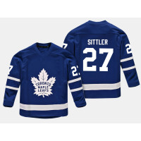 Youth Toronto Maple Leafs Retired Darryl Sittler #27 Replica Player Home Blue Jersey Youth Toronto Maple Leafs Retired Darryl Sittler #27 Replica Player Home Blue Jersey