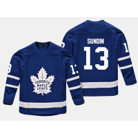 Youth Toronto Maple Leafs Retired Mats Sundin #13 Replica Player Home Blue Jersey