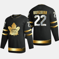 Men Toronto Maple Leafs Zach Bogosian #22 2020-21 Authentic Golden Limited Edition Jersey - Black